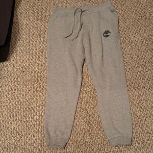 Timberland Mens Medium Light Gray Sweatpants